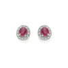 Orecchini DonnaOro in oro con diamanti e Rubini LOR12082.008