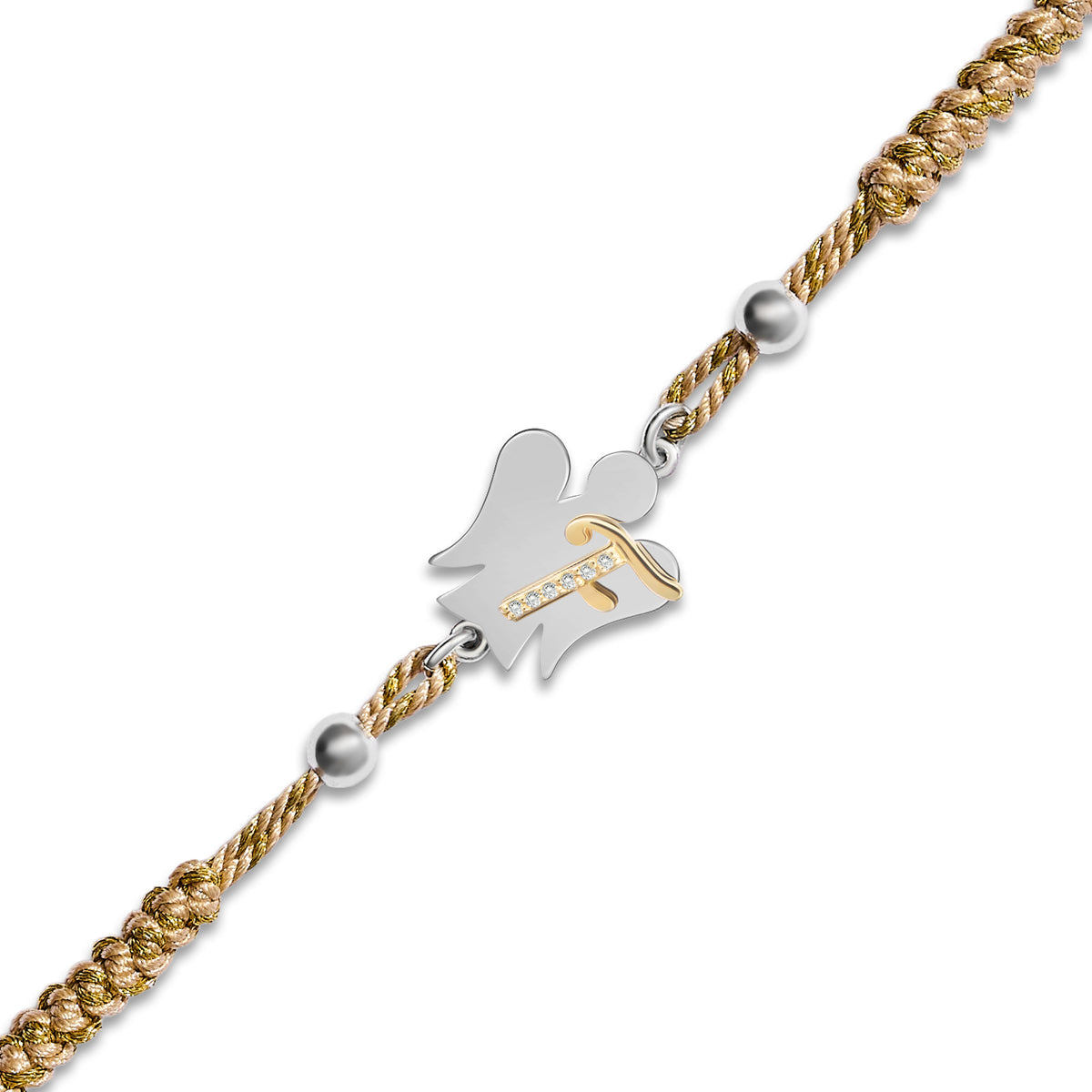 BRACCIALE CORDINO ALFABETO