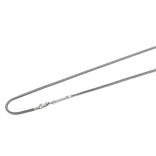 Collana in argento bianco