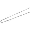 Collana in argento bianco