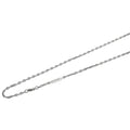 Collana in argento bianco
