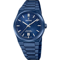 OROLOGIO FESTINA SWISS MADE F20078/1 AZZURO CINTURINO IN ACCIAIO
