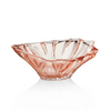 Centrotavola in cristallo "marea rosa" 31x32