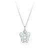 COLLANA CON ANGELO IN ORO TRAFORATO