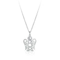 COLLANA CON ANGELO IN ORO TRAFORATO