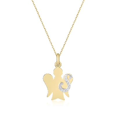 COLLANA ALFABETO IN ORO E DIAMANTI