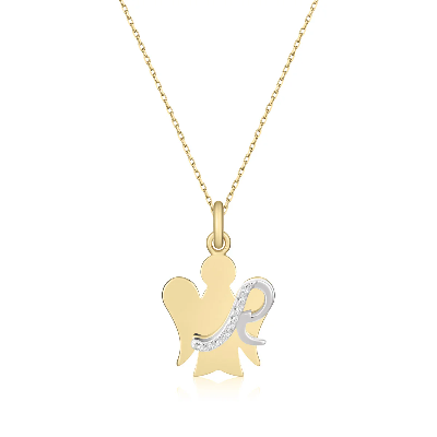 COLLANA ALFABETO IN ORO E DIAMANTI