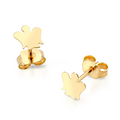 Orecchini lobo bambina Roberto Giannotti Giardino Angeli in oro giallo ad angelo NKT404