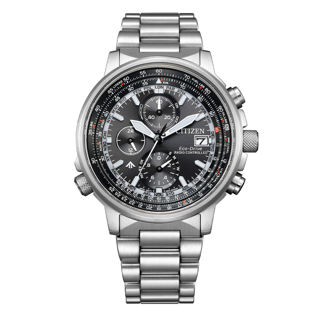 Citizen Crono Pilot Acciaio 41mm