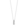 Collana in oro bianco con diamanti