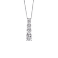 Collana in oro bianco con diamanti
