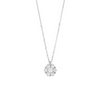 Collana in oro bianco e diamanti, medio
