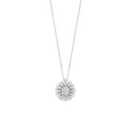 Collana in oro bianco e diamanti - versione piccola