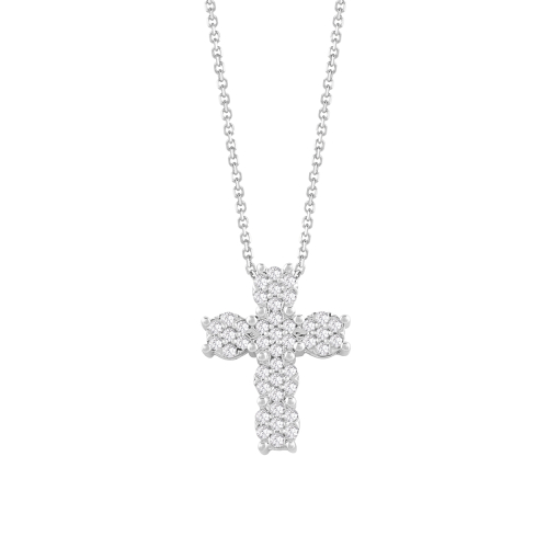 CARESSE
Collana in oro bianco con diamanti