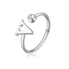 ANELLO CLICK LETTERA REGOLABILE
