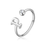 ANELLO CLICK LETTERA REGOLABILE