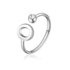 ANELLO CLICK LETTERA REGOLABILE
