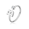ANELLO CLICK LETTERA REGOLABILE