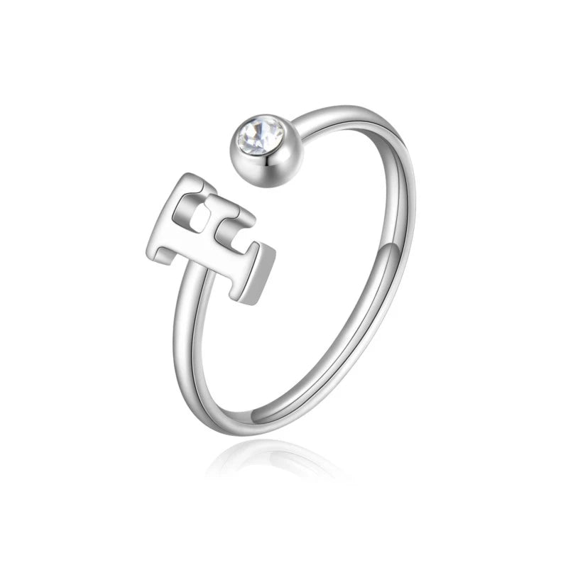 ANELLO CLICK LETTERA REGOLABILE