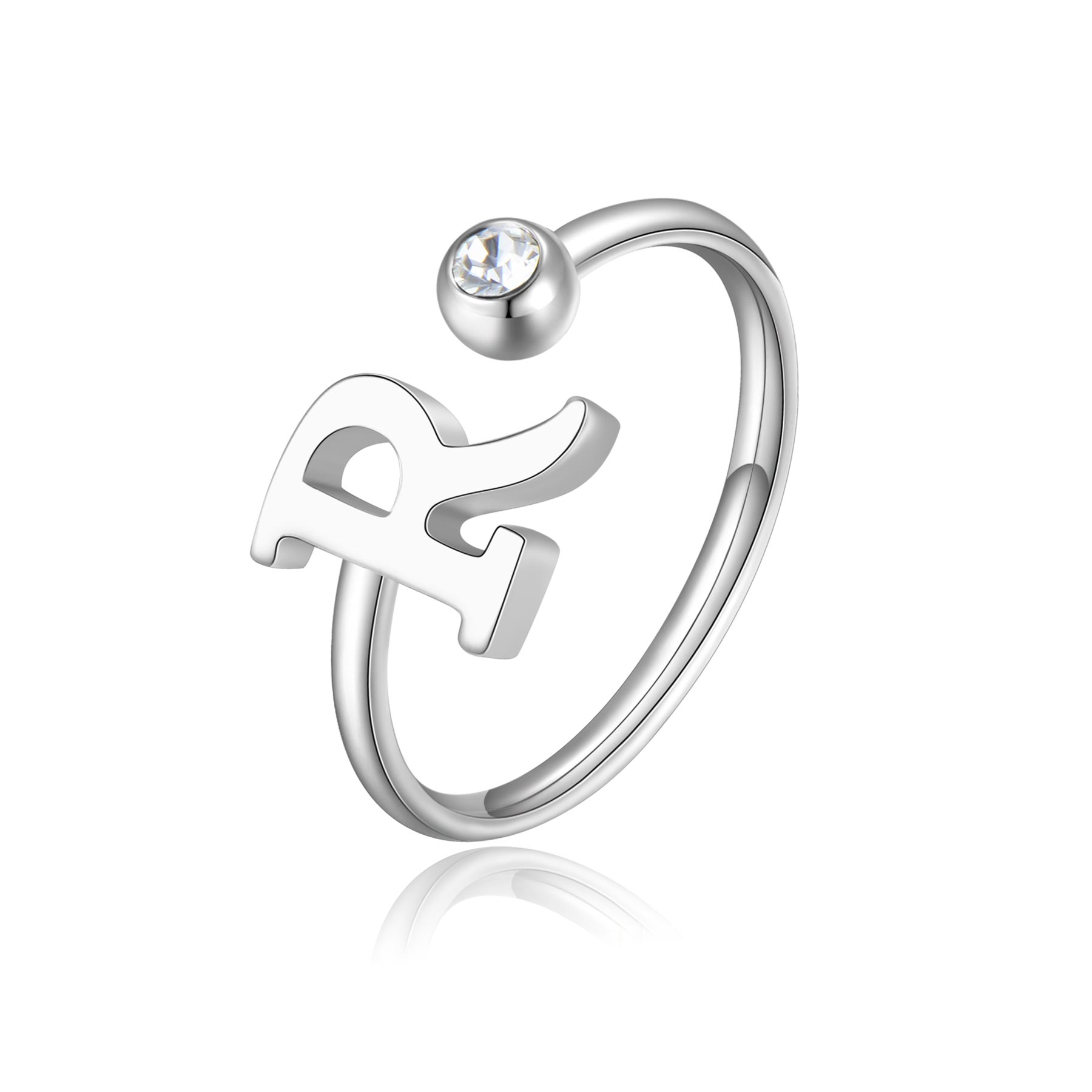 ANELLO CLICK LETTERA REGOLABILE
