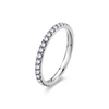 ANELLO DAZZLY SDZ157
Anello veretta in acciaio 316L con zirconi.