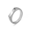 ANELLO TAG ME TOO STG33
Anello in acciaio 316L lucido e satinato con cubic zirconia nero.