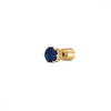 Luca Barra Mono Orecchino Acciaio Gold Cristallo Blu 5mm